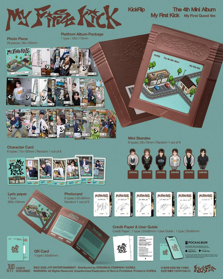 섬네일: MAKESTAR – KickFlip The 4th Mini Album [My First Kick] Platform Ver