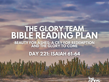 Beauty for Ashes: A Cry for Redemption and the Glory to Come