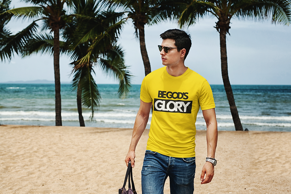 mockup-of-a-man-with-sunglasses-wearing-a-t-shirt-at-the-beach-432-el1