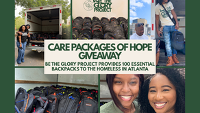Be The Glory Project Provides 100 Essential Backpacks to the Homeless in Atlanta