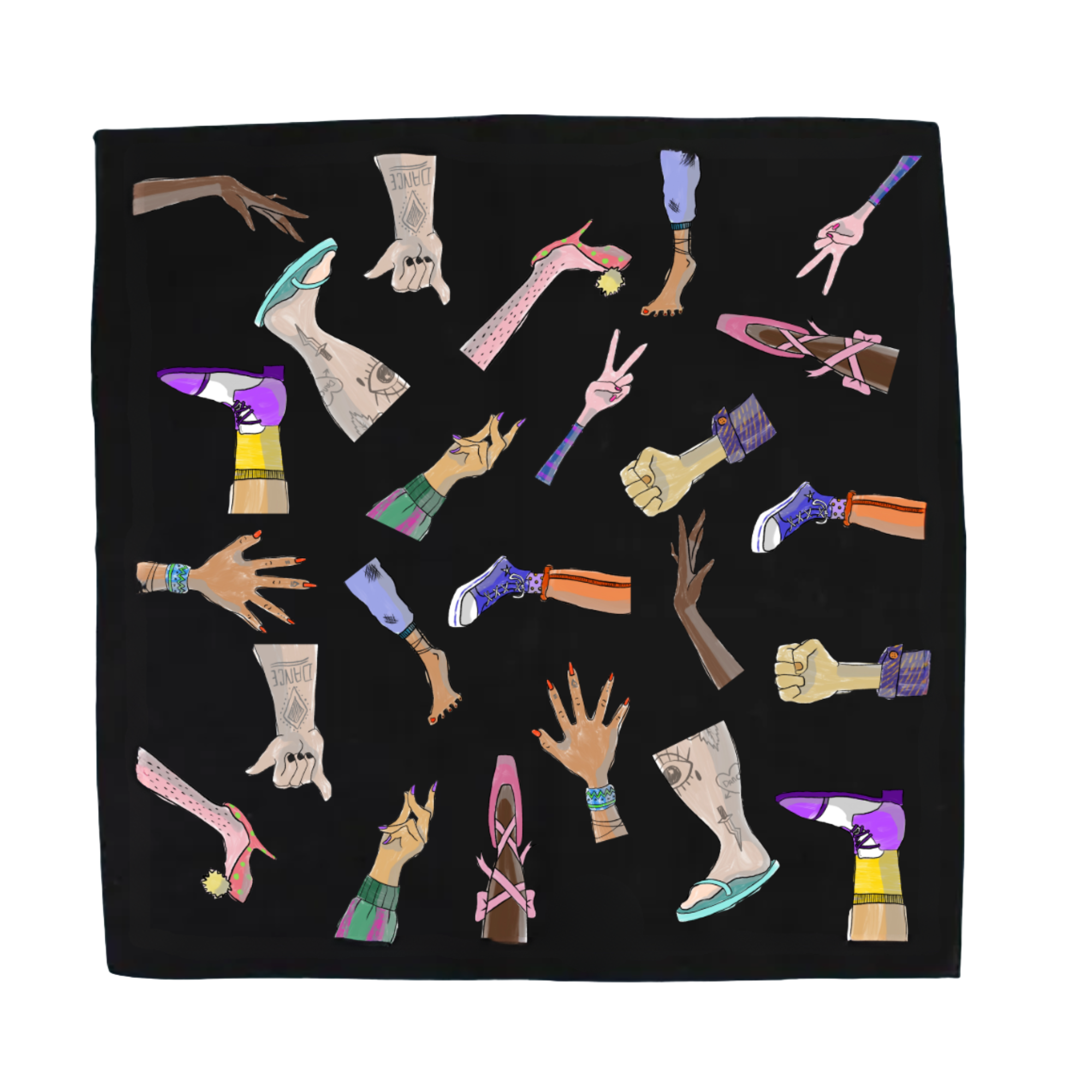 Bandana - Feet & Hands