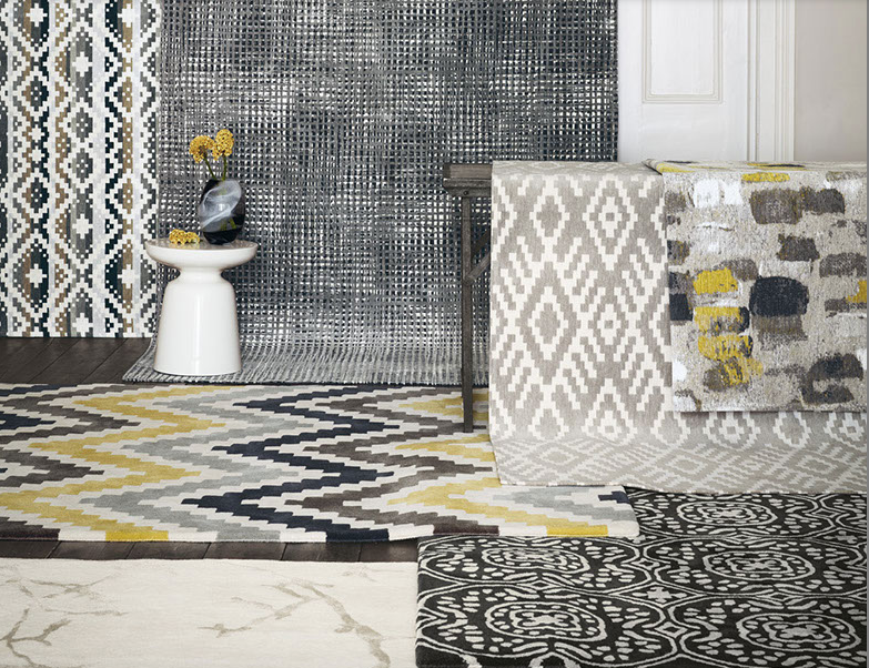 Patterned rugs by Louis De Poortere