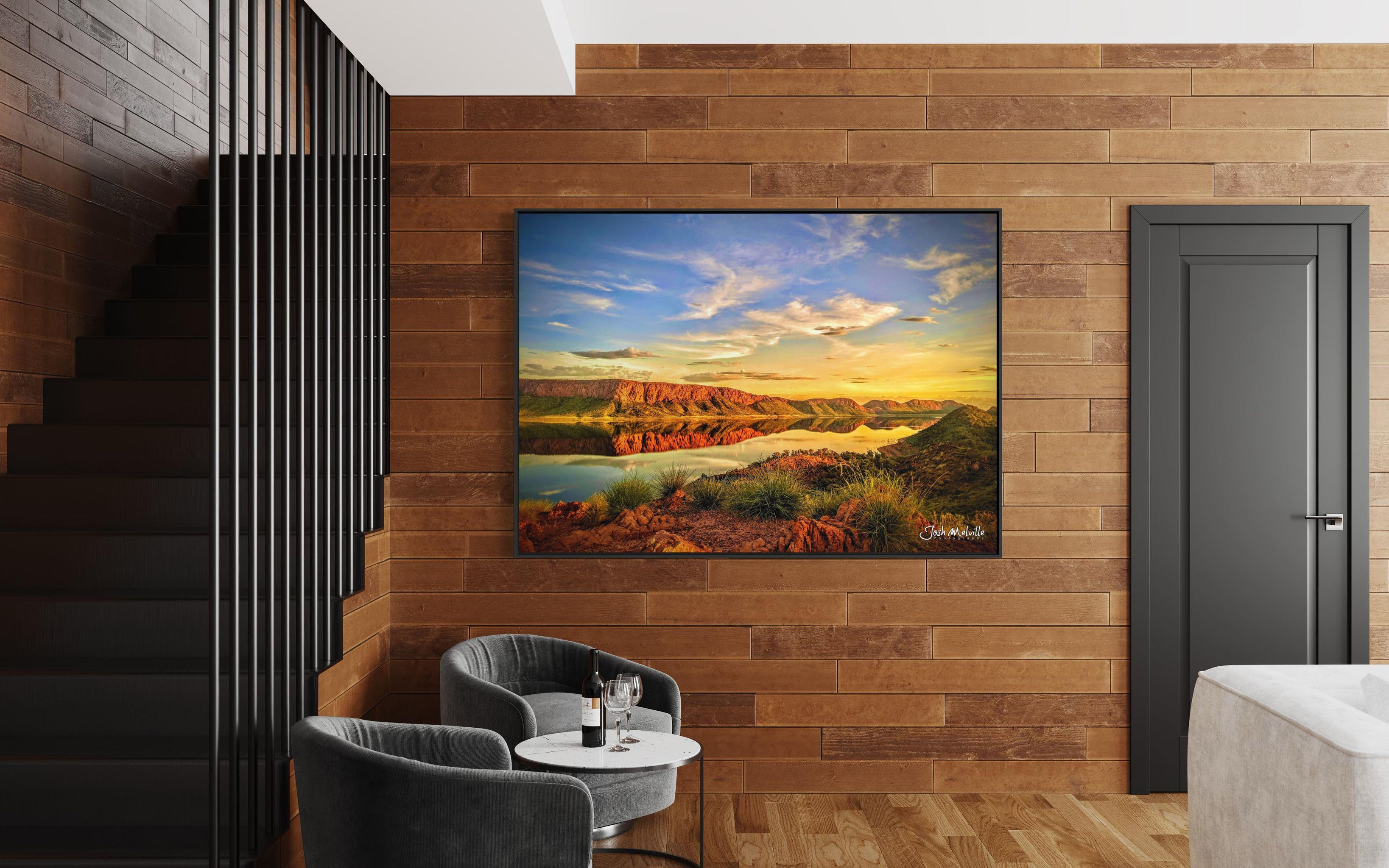 Reflections of Lake Argyle - Canvas Photography Print