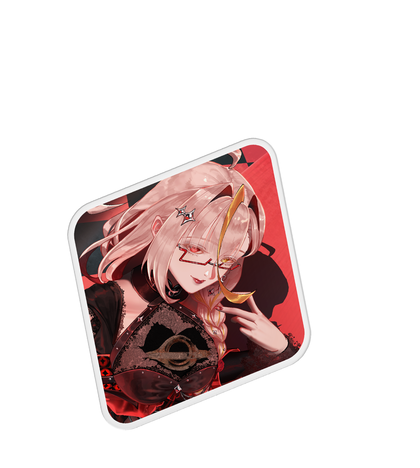 Red Flag · Mikia · Acrylic Keychain