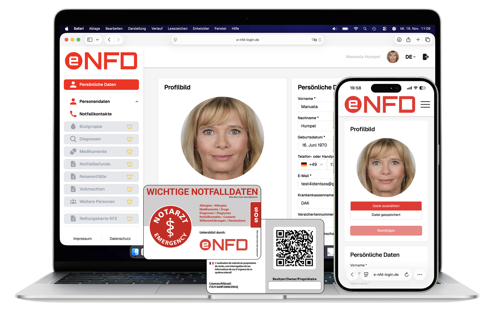 e-NFD "Basis" inkl. Notfallkarte