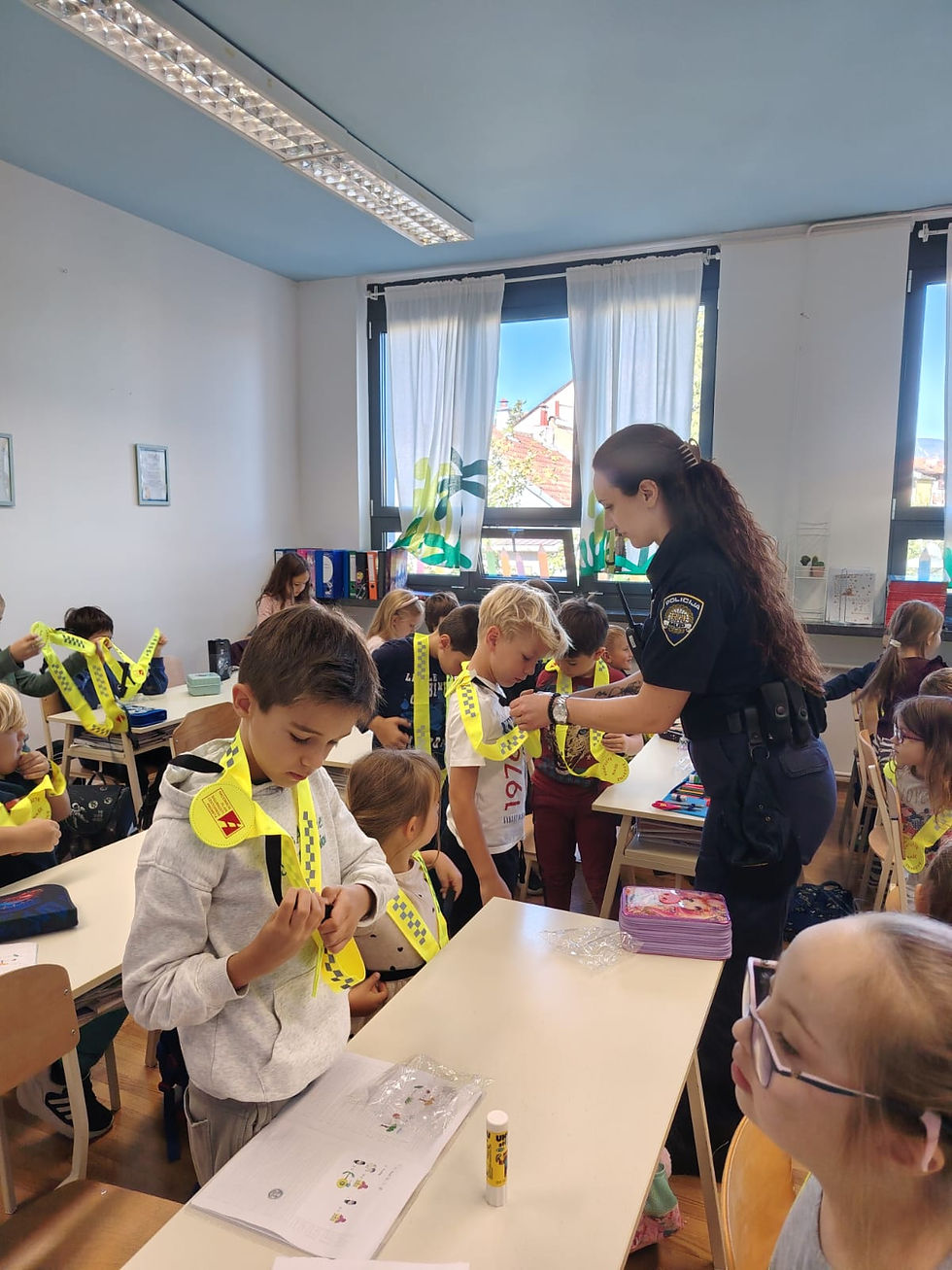 Posjet policije prvome razredu
