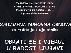 Poziv na korizmenu duhovnu obnovu