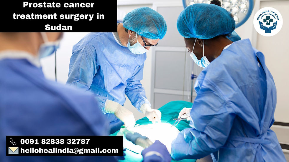 Prostate cancer treatment surgery in Sudan