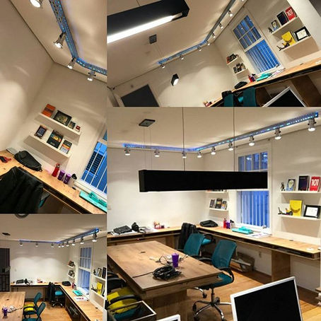 Sala do cliente Agevole pronta ! #awtecengenharia