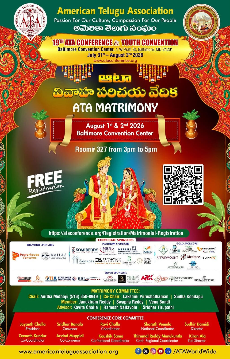 ATA to Host Matrimony Meet During Baltimore Conference