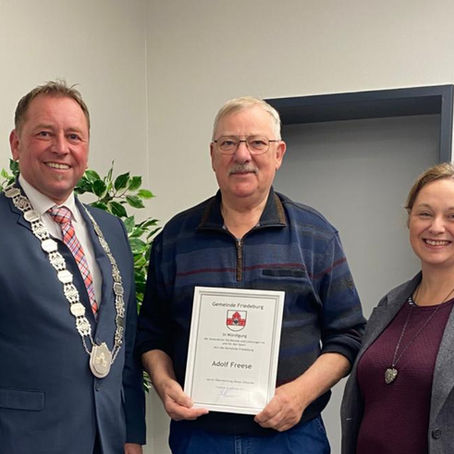 TuS Reepsholt ehrt Adolf Freese bei der Sportlerehrung 2025