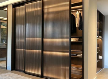 Glass sliding wardrobe designs at Utkal greenex, Sundarpada, Bhubaneswar