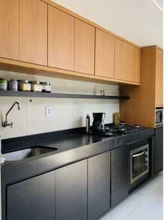 Golden color in the room