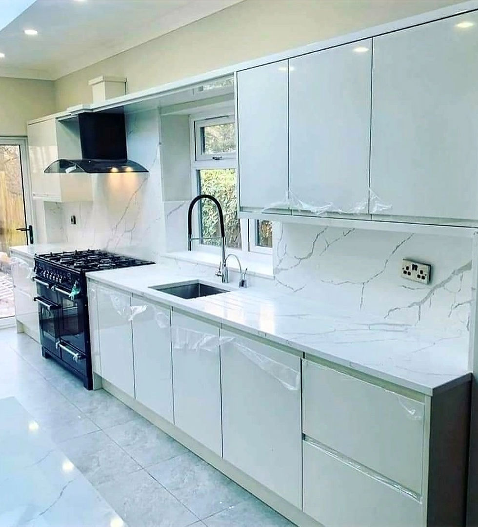 Acrylic Modular Kitchen