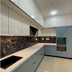 L type acrylic kitchen design ideas