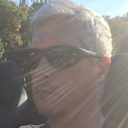 Mark looks the psychopaths in charge squarely on. (Actually, its a selfie in the 370Z with the top down!)