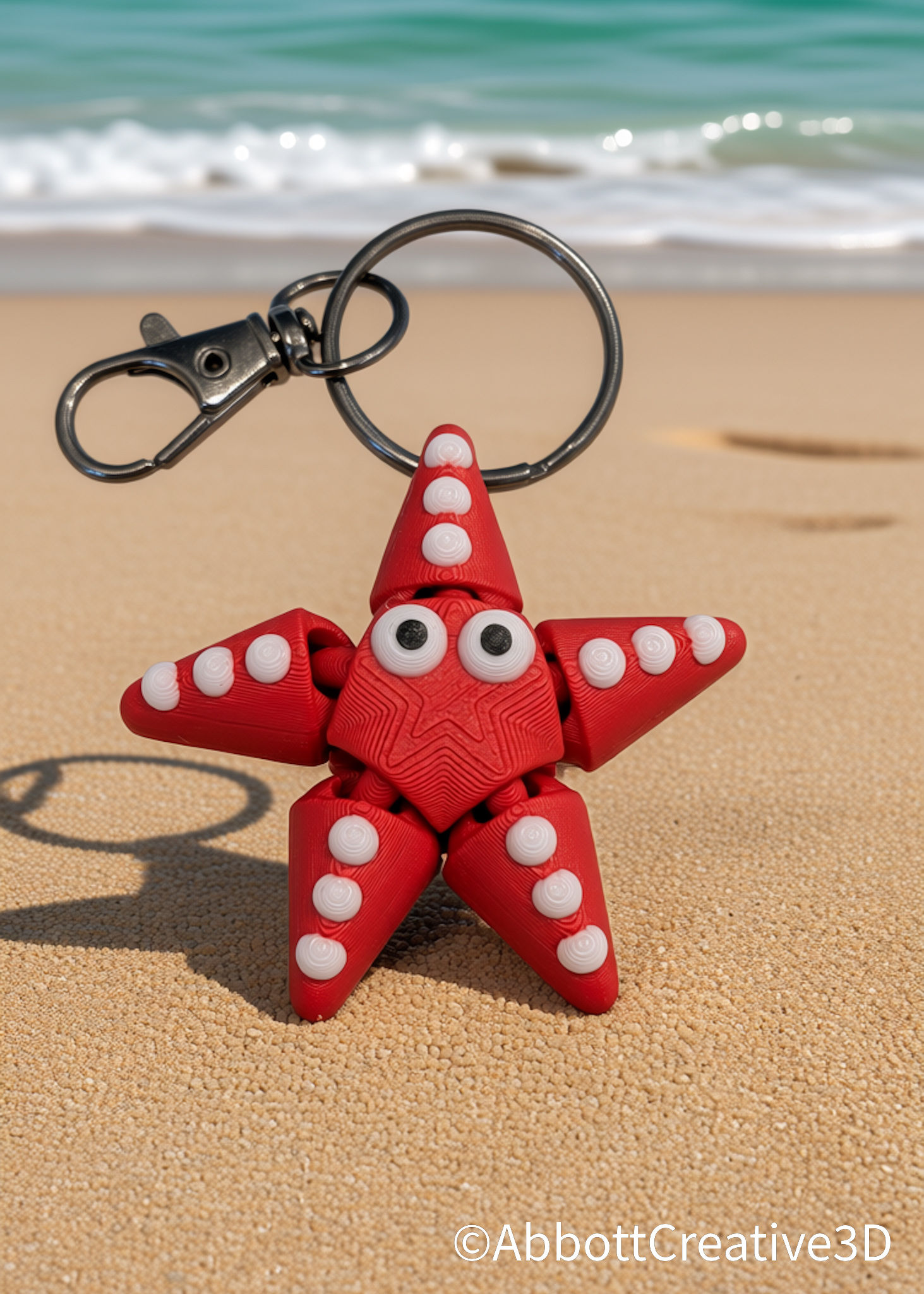 Starfish Keychain