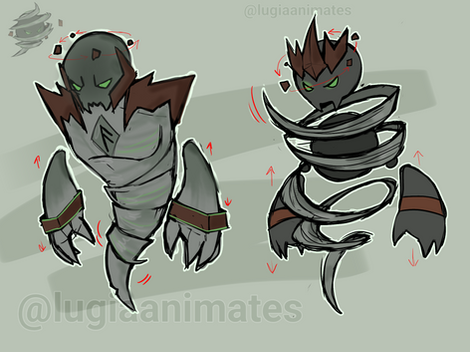 Wind Elemental Concept Art