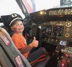 Visiter la cabine de pilotage d'un avion - Par Julie BCantin