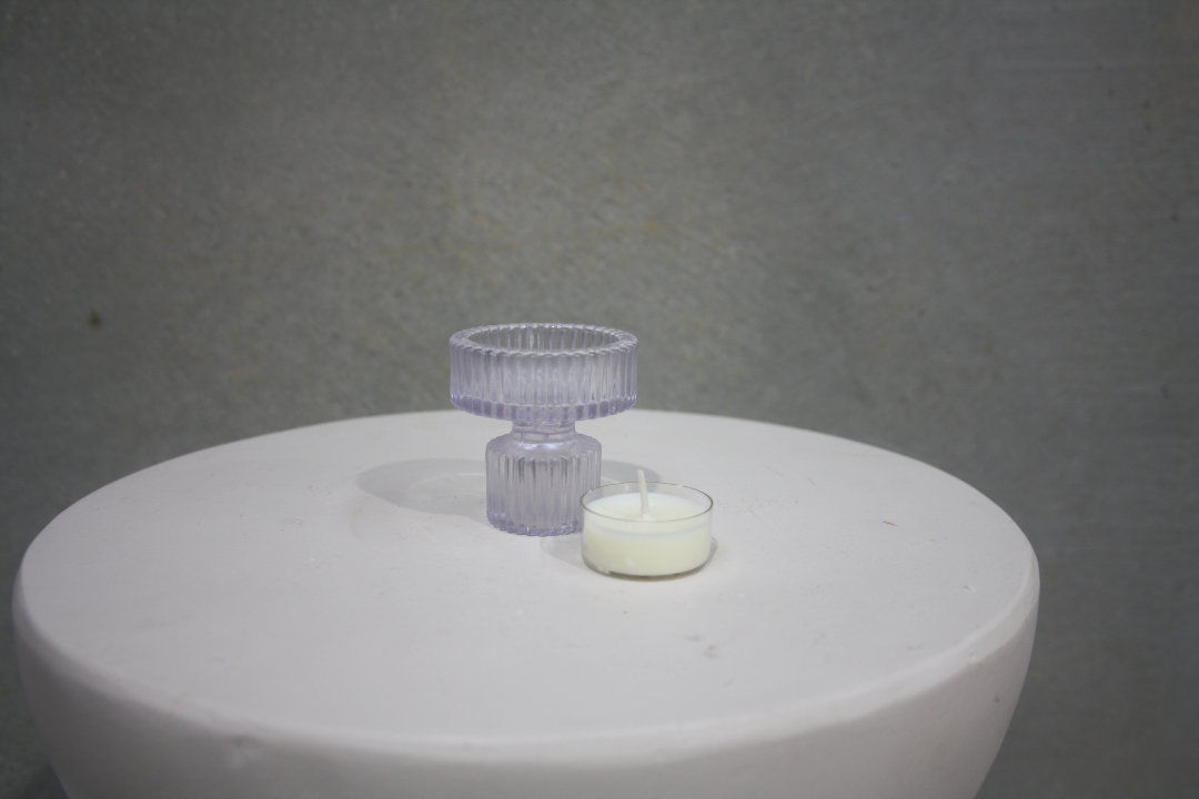 Glass Candle Holders