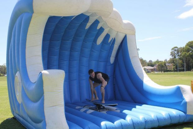 blow up wave ride