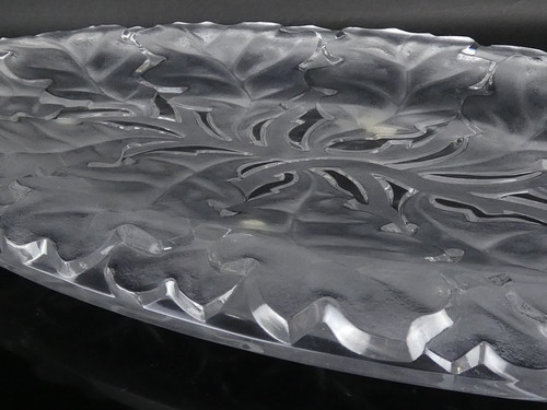 ラリック クリスタル大皿 幅 約63cm×約35.5cm 特大 LALIQUE | Ogiya