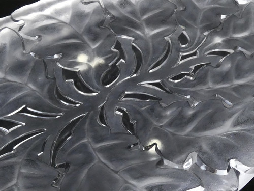 ラリック クリスタル大皿 幅 約63cm×約35.5cm 特大 LALIQUE | Ogiya