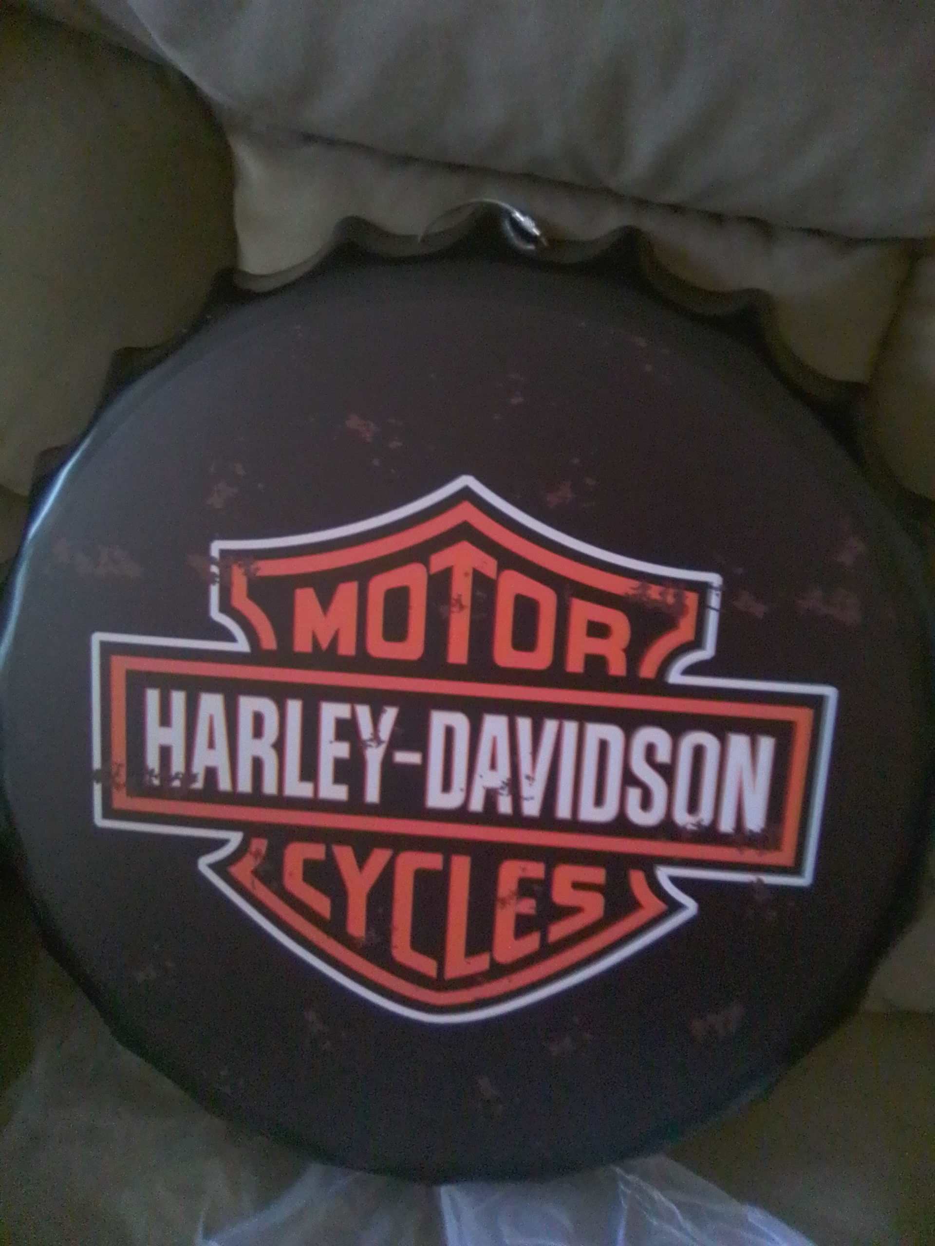 Harley Davidson bottle cap Tin sign