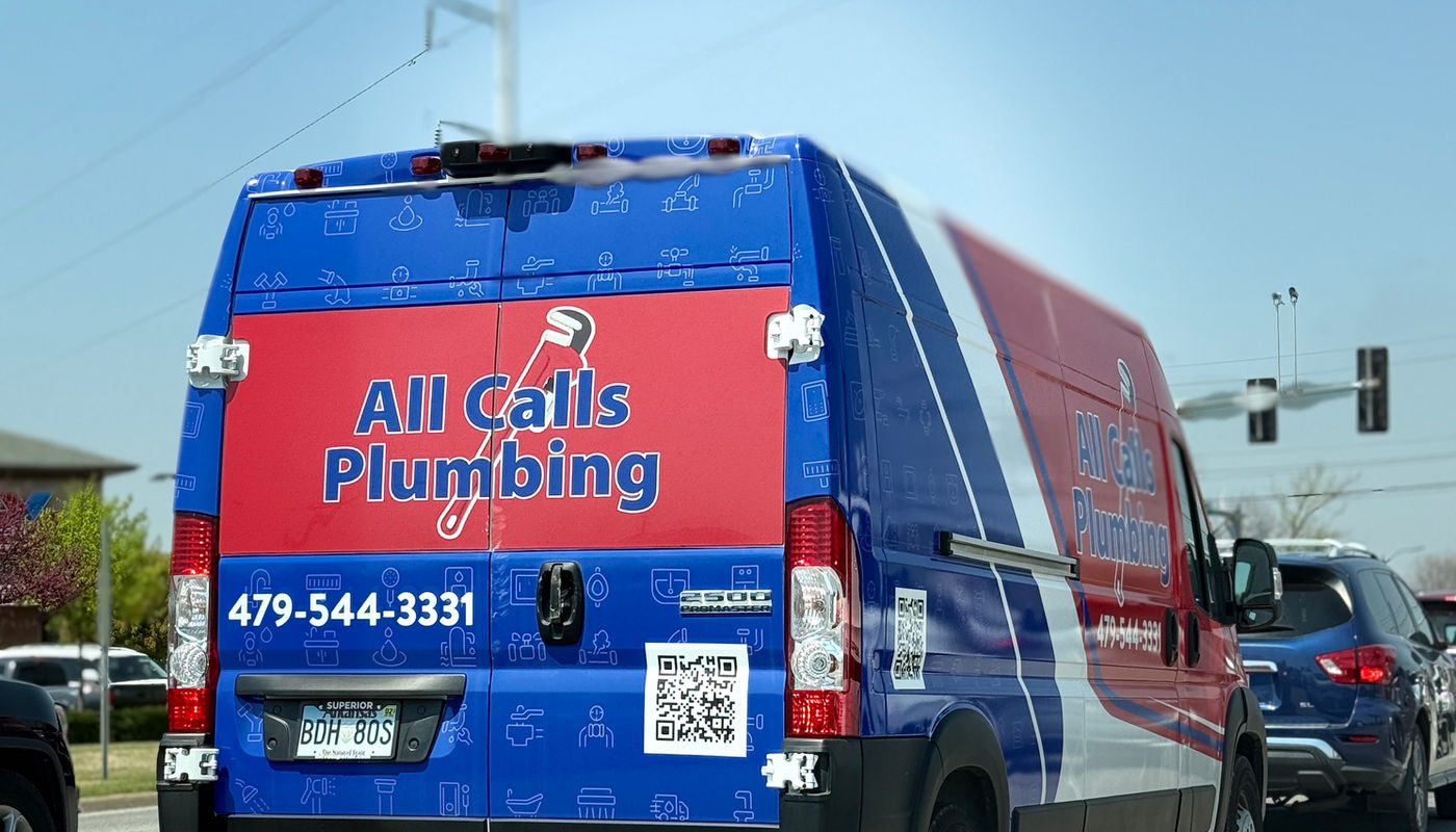 All Calls Plumbing technician at work