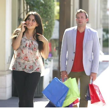 Couple shopping