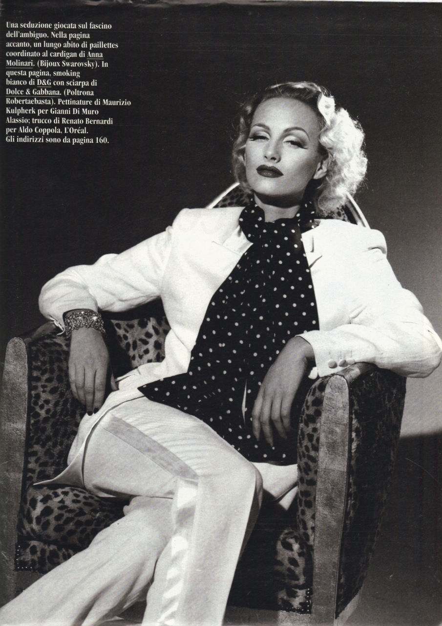 xandra pour DONNA Mag Gio Gastel 1992