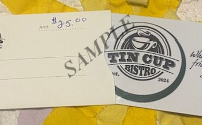 $2 Gift Certificate