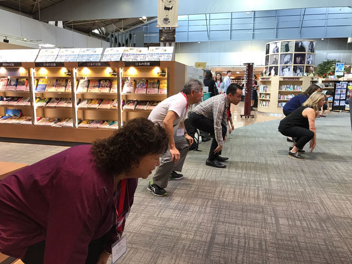 Exercising with Japan's Elderly at AEON Mall - AAIF in Japan 2017 Visit