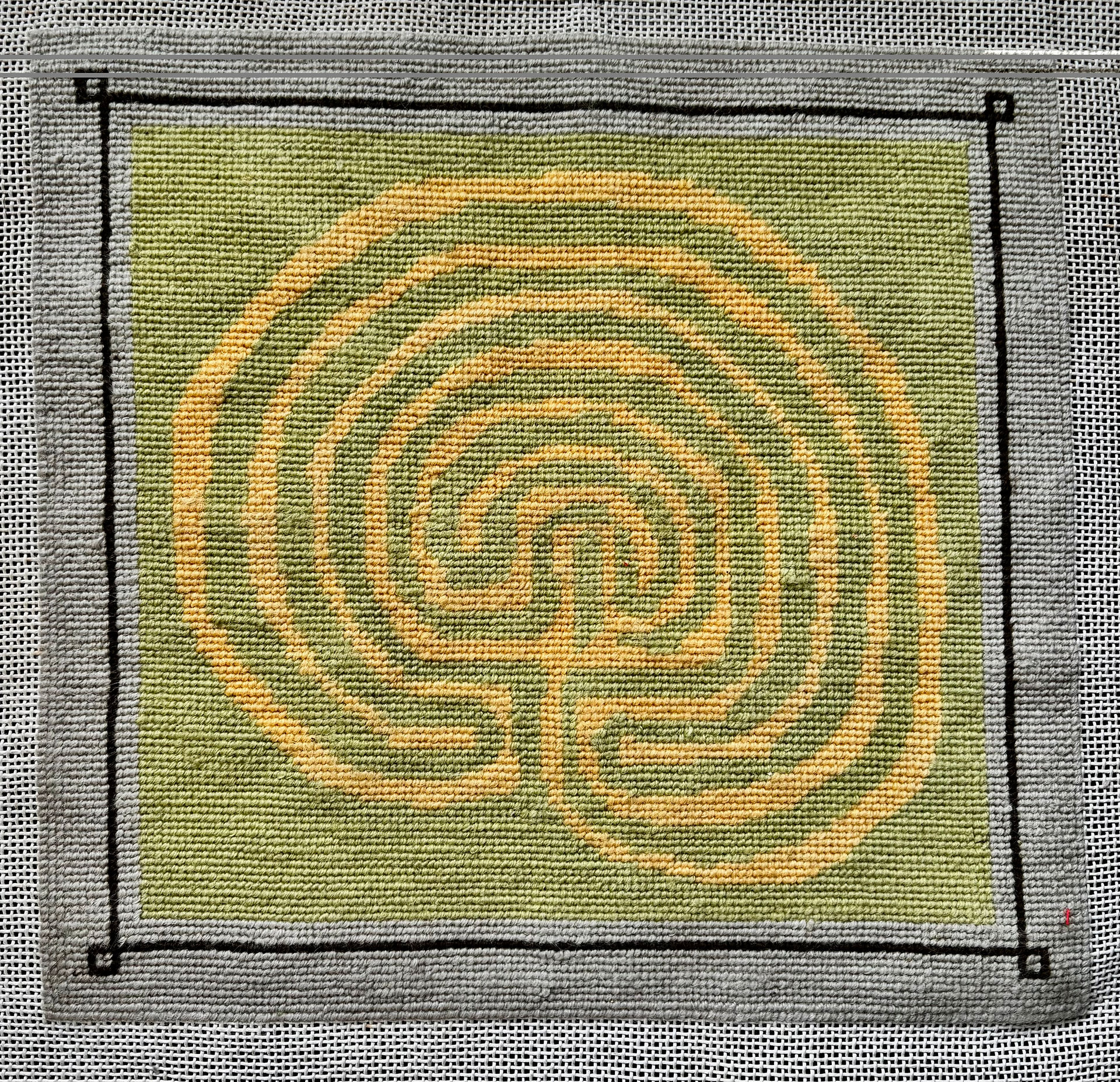 A tapestry Ronnie created of the carving