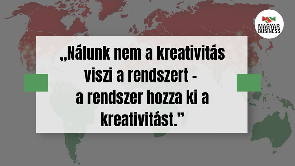esküvői videós piac működés – Huszti Boldizsár idézet a rendszer és kreativitás kapcsolatáról