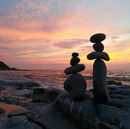 EPHEMART : Stone balance réalisé par Sophie Sun7 à Saint-Jean-de-Luz