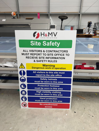 Health and Safety Signage