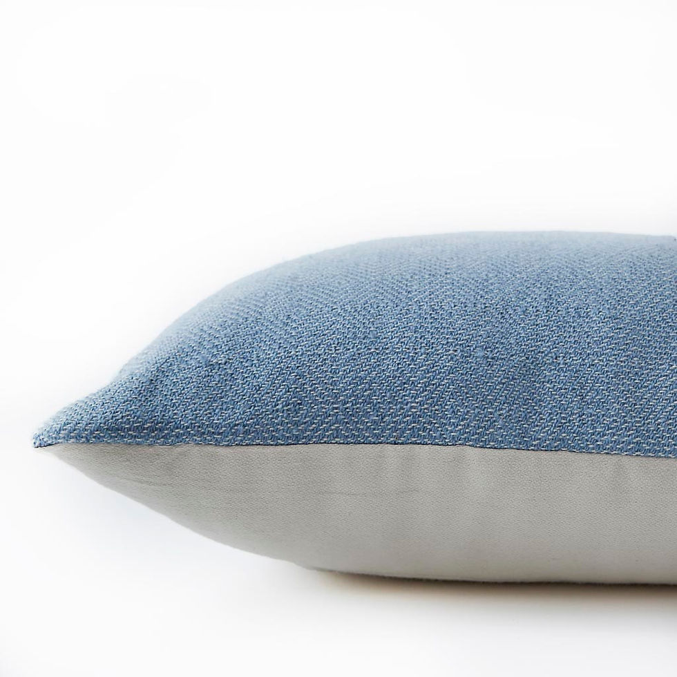 Miniaturbild: Outdoor Kissen Diamond Capri, blau, wetterfest, waschbar, Weaver Green, Magnolia Outdoors, Terrasse, Garten