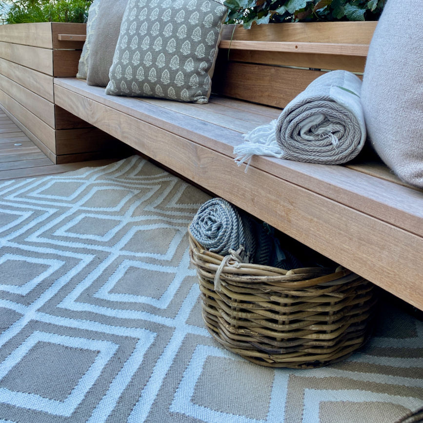 Miniaturbild: Pflanzgefäss, Pflanzkorb, Pflanzkübel, Rattan, Gaby, Terima Kasih, Nachhaltig, Fairtrade, Natur, rund