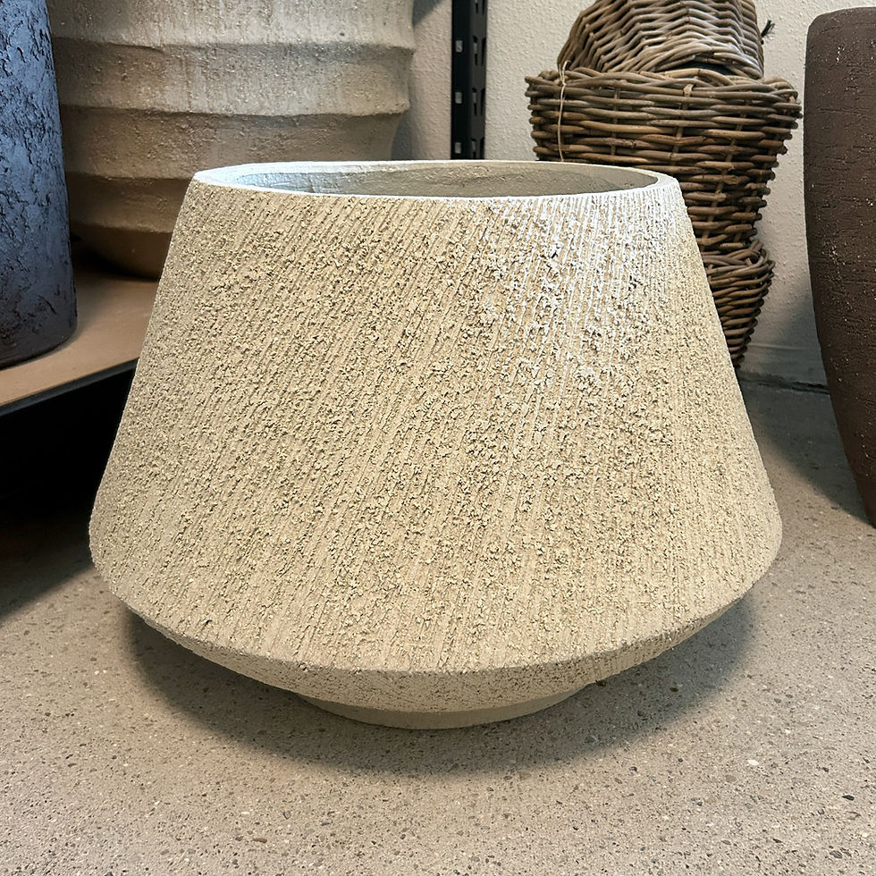 Miniaturbild: Pflanzgefäss, SP, nordic white, weiss, Vase, Topf, frostbeständig, Ton, Atelier Vierkant, Magnolia Outdoors, Terrasse, Garten