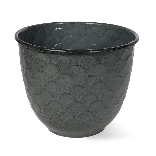 Jaco Steel, Surat, Pflanzgefäss, Blumentopf, Metall, Innen, Outdoor, hellgrau