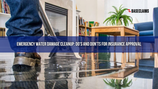 water damage cleanup