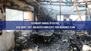 Secondary Damage After Fire: How Smoke, Soot, and Water Complicate Your Insurance Claim