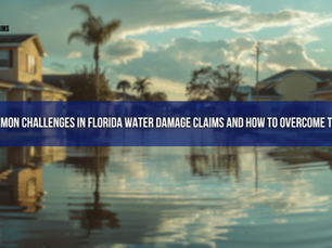 Common Challenges in Florida Water Damage Claims and How to Overcome Them