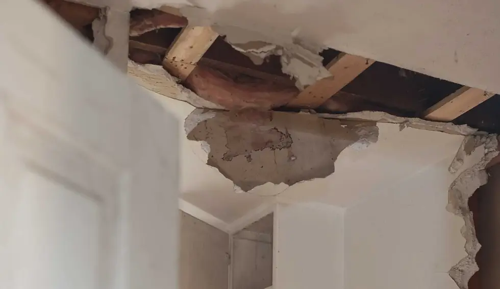 Navigating water damage for insurance claim.