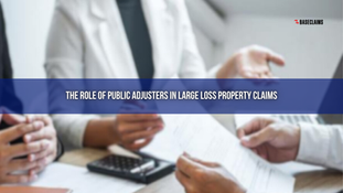 The Role of Public Adjusters in Large Loss Property Claims