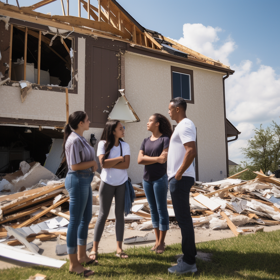 Help with insurance claims after water or storm damage