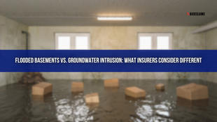 Flooded Basements vs. Groundwater Intrusion: What Insurers Consider Different
