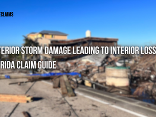 Exterior Storm Damage Leading to Interior Losses: Florida Claim Guide