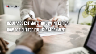 Insurance Estimate Too Low in Florida: How to Fight for Full Claim Payment